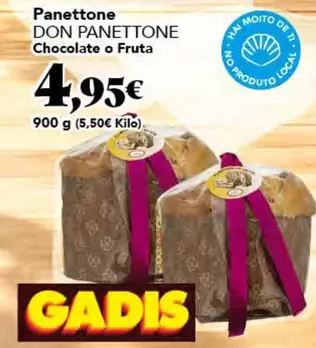 Don Panettone - Panettone Chocolate O Fruta