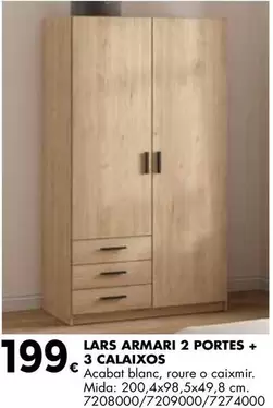 Lars Armari 2 Portes + 3 Calaixos