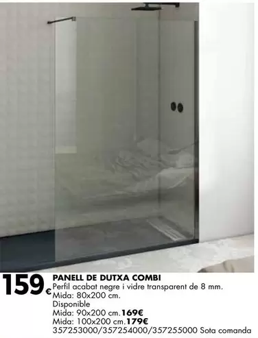 Panell De Dutxa Combi