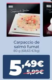 Carpaccio De Salmó Fumat