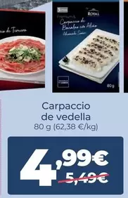 Premium - Carpaccio De Vedella
