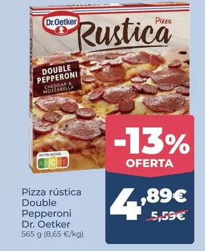 Dr Oetker - Pizza Rustica Double Pepperoni