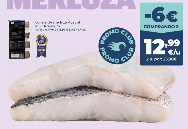 Premium - Lomos De Merluza Austral Msc