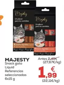 Majesty - Snack Gato Liquid