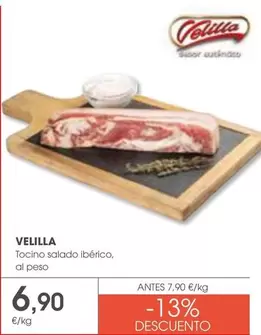 velilla - Tocino Salado Iberico