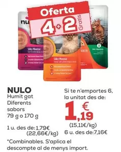 Nulo - Humedo Gato Diferentes Sabores