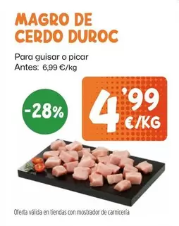 duroc - Magro De Cerdo Duroc