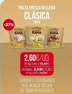 Rana - Pasta Fresca Rellena Clásica