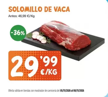 Solomillo De Vaca