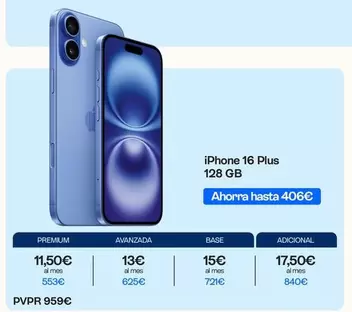 Plus - Iphone 16 128 Gb