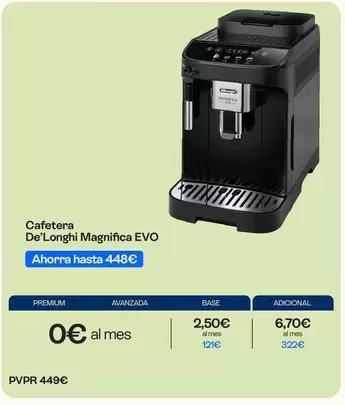 De'Longhi - Cafetera  Magnifica Evo