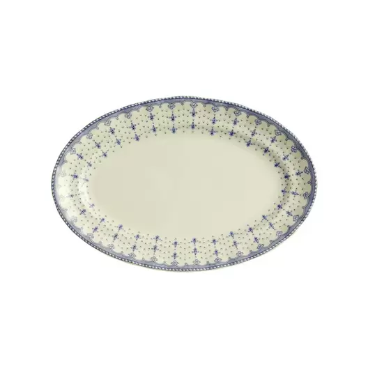 Fuente colección Flor de Lis Azul tamaño pequeño