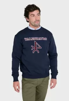Sudadera logo Valecuatro azul marina