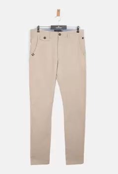 Pantalón chino slim fit en beige