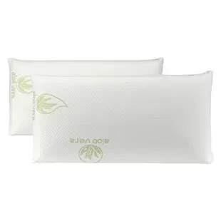 Pack de dos almohada copos 100% viscoelástica antialérgica con aloe vera