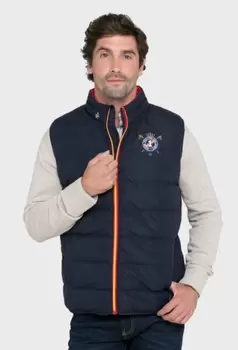 Chaleco acolchado azul marino modelo España