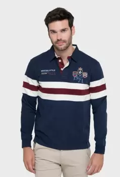 Rugby azul marino modelo Bristish