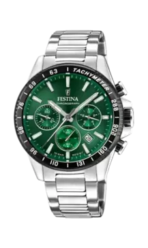 RELOJ DE HOMBRE FESTINA TIMELESS CHRONOGRAPH F20560/4 CON ESFERA VERDE