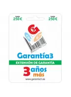 EXTENSIÓN DE 3 AÑOS DE GARANTÍA HASTA 250 EUROS