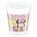 8 VASOS MINNIE MOUSE BABY
