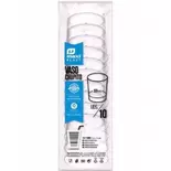 10 VASOS CHUPITO TRANSPARENTE 33CC