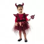 DISFRAZ DEMONIA PARA BEBÉ (0-6M)