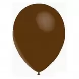 100 GLOBOS LÁTEX MARRÓN CHOCOLATE PASTEL 13CM