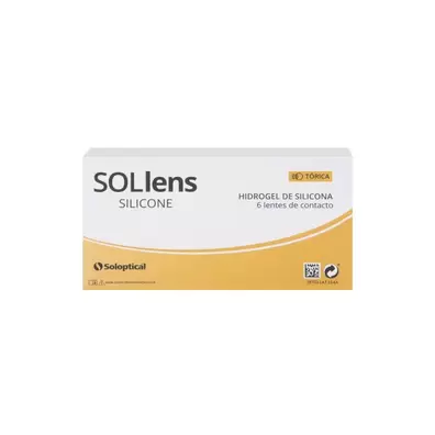 Sol-lens Silicone Toric 8.7 (6 lentillas)