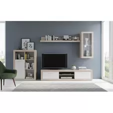 Mueble de salón moderno Vinicius 234 cm. en color sonoma