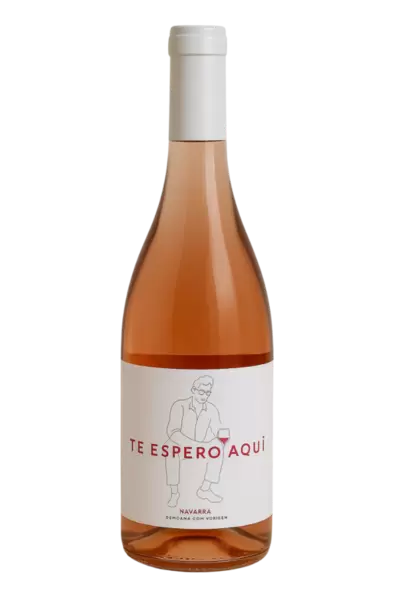VINO TE ESPERO AQUI ROSADO