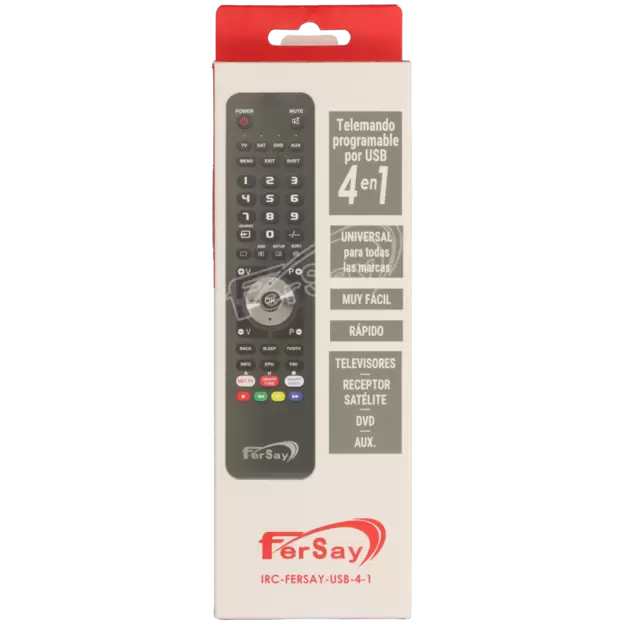 Mando a distancia programable 4 en 1 Fersay