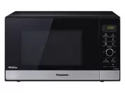 NN-GD38HSSUG - Microondas con grill, microondas Inverter, 23 litros, plateado-negro