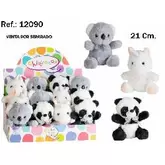 ANIMALES 21CM PANDA-KOALA-UNICORNIO SURT