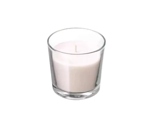 Velas aromáticas en vaso