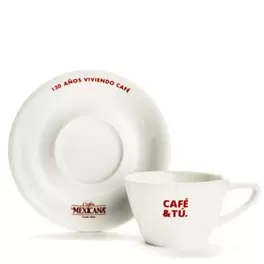 Taza Cappuccino Cafés La Mexicana