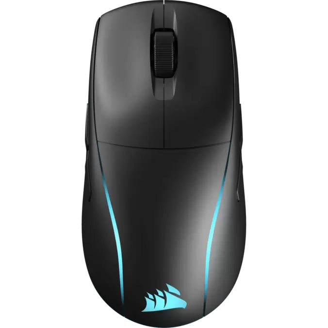 Ratón gaming - Corsair M75 Wireless, Inalámbrico, 26000 ppp, Negro