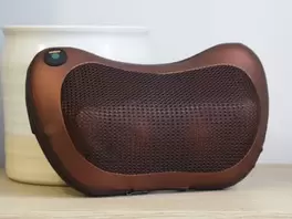 Cojín de masaje inalámbrico polipiel cobre