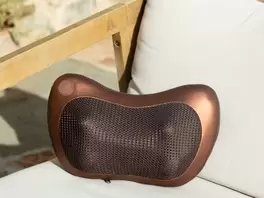 Cojín de masaje inalámbrico polipiel cobre