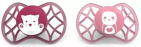 Nuvita Chupetes Tetina Anatómica +6m Rosa 2 uds