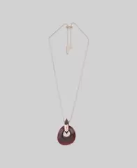 Collar dos eslabones resina mujer