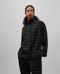 Sobrecamisa cuadros mujer