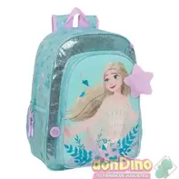 Mochila colegial frozen 42 cm.