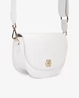 BANDOLERA LUNA PIEL BLANCO