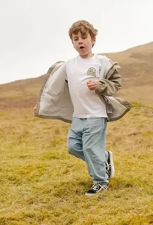 Pantalón denim para niño en color bleach