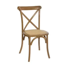 Silla de comedor de madera de roble marrón Antique 48x52x89cm