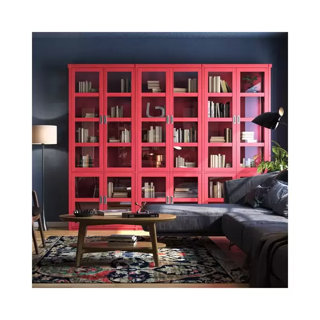 Estantería modular puertas cristal VITREA