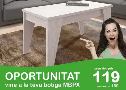 Mesa de centro elevable Sant Cugat