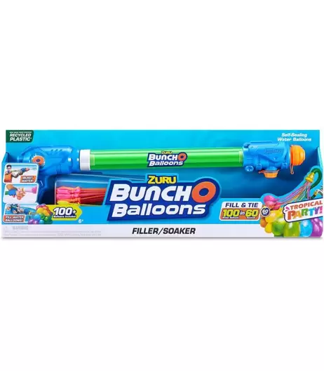 PISTOLA AGUA LLENADOR GLOBOS CON 3 PACK GLOBOS