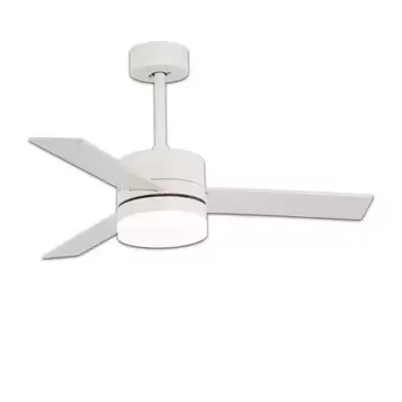 VENTILADOR DE TECHO CON LUZ LED 17W REGULABLE BLANCO NEW LORENZO