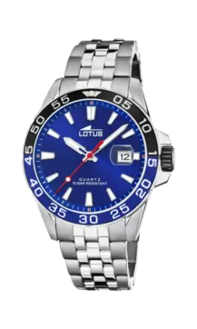 RELOJ LOTUS 18766/1 AZUL CORREA DE ACERO INOXIDABLE, HOMBRE